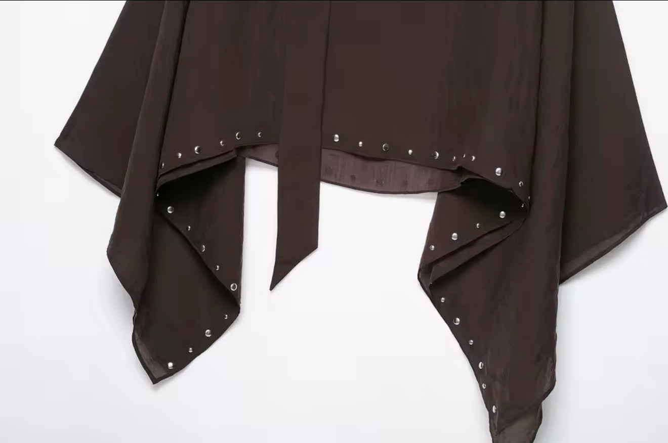 Poncho Terracota