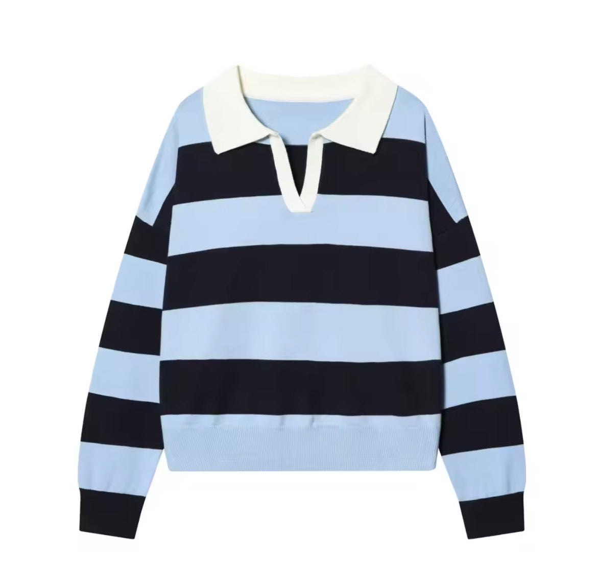 Polo Sweater Stripe