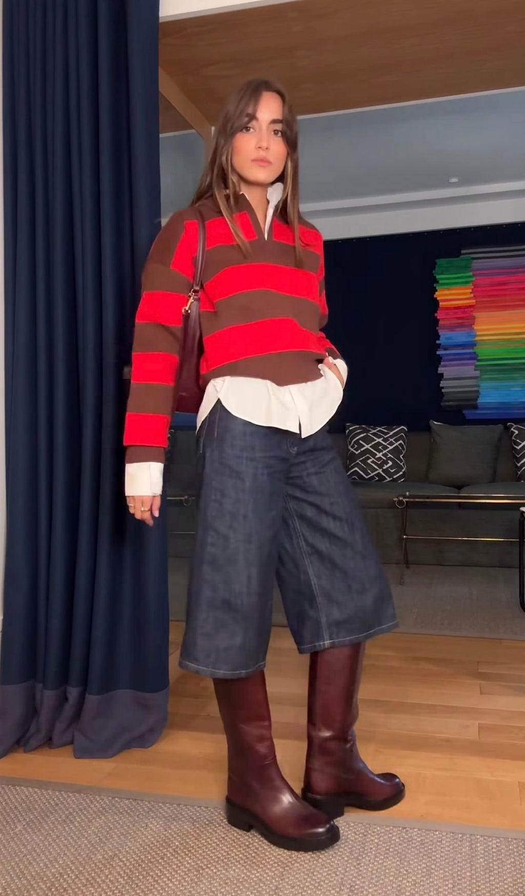 Polo Sweater Stripe
