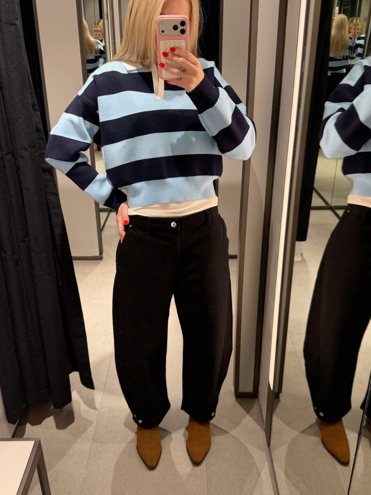 Polo Sweater Stripe
