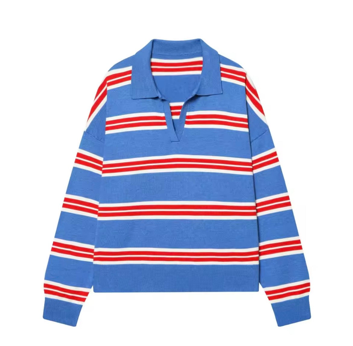 Polo Sweater Stripe
